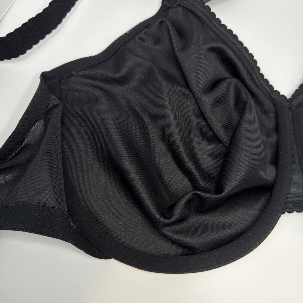 Wacoal Women's Basic Beauty Underwire Bra, Black, 40DDD - Picture 6 of 9